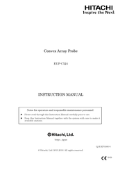 Hitachi EUP-C524 Instruction Manual