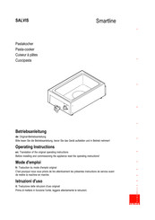 Salvis Smartline AKP1 BI371860 Operating Instructions Manual
