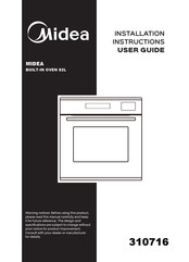 Midea 310716 Installation Instructions & User Manual