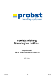 Probst FTZ-UNI-15 Operating Instructions Manual