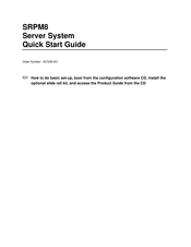 Intel SRPM8 Quick Start Manual