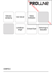 Proline VDMP65-E User Manual
