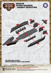 Warcradle Studios DYSTOPIAN WARS IMPERIUM SUPPORT SQUADRONS Assembly Instructions