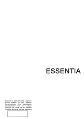 Allibert ESSENTIA Manual