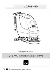 Comac SCRUB 45D Use And Maintenance Manual