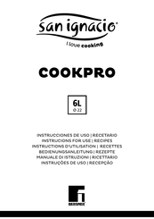 san ignacio COOKPRO Instrucions For Use | Recipes