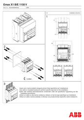 ABB Emax X1 E 1150 V Manual