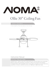NOMA OLLIE 052-9255-6 Instruction Manual