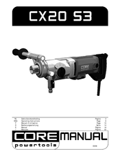 CORE powertools CX20 S3 Manual