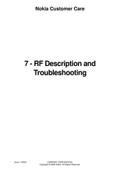 Nokia RA-2 Rf Description & Troubleshooting