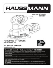 Haussmann PT100633 Operator's Manual