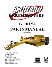 Ashland Earthmovers I-110TS2 Parts Manual