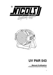 Nicols UV PAR 543 User Manual