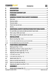 Powerplus POWX0761 Manual