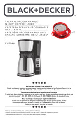Black \u0026 decker CM2046 Manuals | ManualsLib