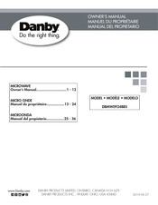 Danby DBMW0924BBS Owner's Manual