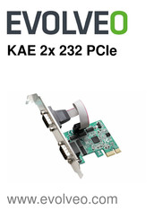 Evolveo KAE 2x 232 PCIe Manual