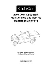 Club Car 2008 Turf Maintenance And Service Manual Supplement