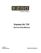 Textron EZGO EXPRESS S4 Service & Parts Manual