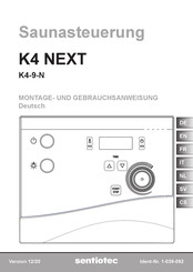 Sentiotec K4 NEXT Instructions For Installation And Use Manual