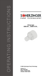 Scherzinger 8200 ZK Series Operating Instructions Manual