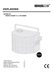 HQ Power ASTAR III TRIPLE DERBY VDPL403DD User Manual
