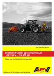 APV GK 300 M1 Operating Manual