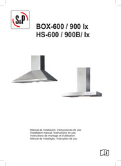 S&P BOX-600 Installation Manual
