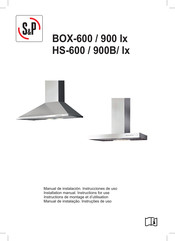 S&P HS-600 Installation Manual