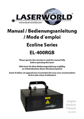 Laserworld EL-400RGB Manual