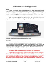 Comrex KKFI Manual