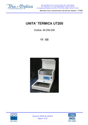 Bio-Optica 40-200-200 User And Service Manual