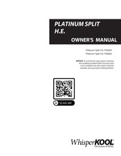 WhisperKool Platinum Split H.E. PS8000 Owner's Manual