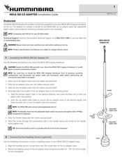 Humminbird MEGA 360 ICE ADAPTER Installation Manual