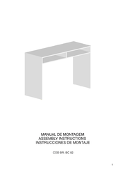 Panorama Moveis BC 82 Assembly Instructions Manual