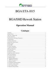 Etneo BGA ETA-H15 Operation Manual