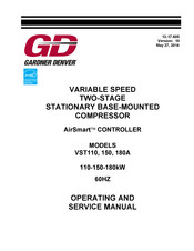 Gardner Denver VST110 Operating And Service Manual