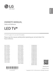 Lg 43UP7100ZUF Owner's Manual