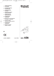 Einhell Bavaria BBH 626 Operating Instructions Manual