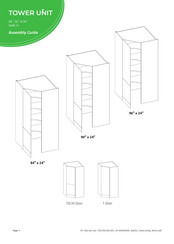 Wren Kitchens TOWER UNIT 96 Walk in Assembly Manual
