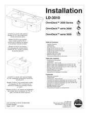 Bradley OmniDeck LD-3010-2 Installation Manual