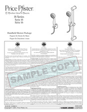 Black & Decker Price Pfister 16-300 Manual