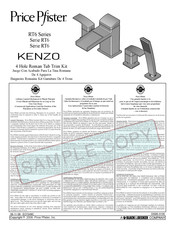 Black & Decker Prise Pfister KENZO RT6 Series Manual