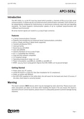Arcom APCI-SER4 Manual