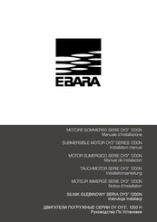 EBARA OYM 075 Installation Manual