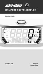 BRP Ski-Doo COMPACT DIGITAL DISPLAY Operator's Manual