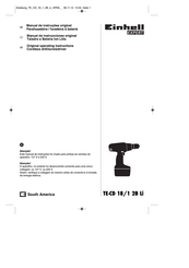 EINHELL Expert TE-CD 18/1 2B Li Original Operating Instructions