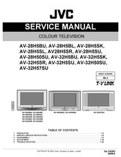 JVC AV-28H5BL Service Manual