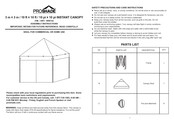 Proshade 1900722 Assembly Instructions Manual