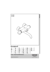 Grohe EUROPLUS E 36 239 Manual